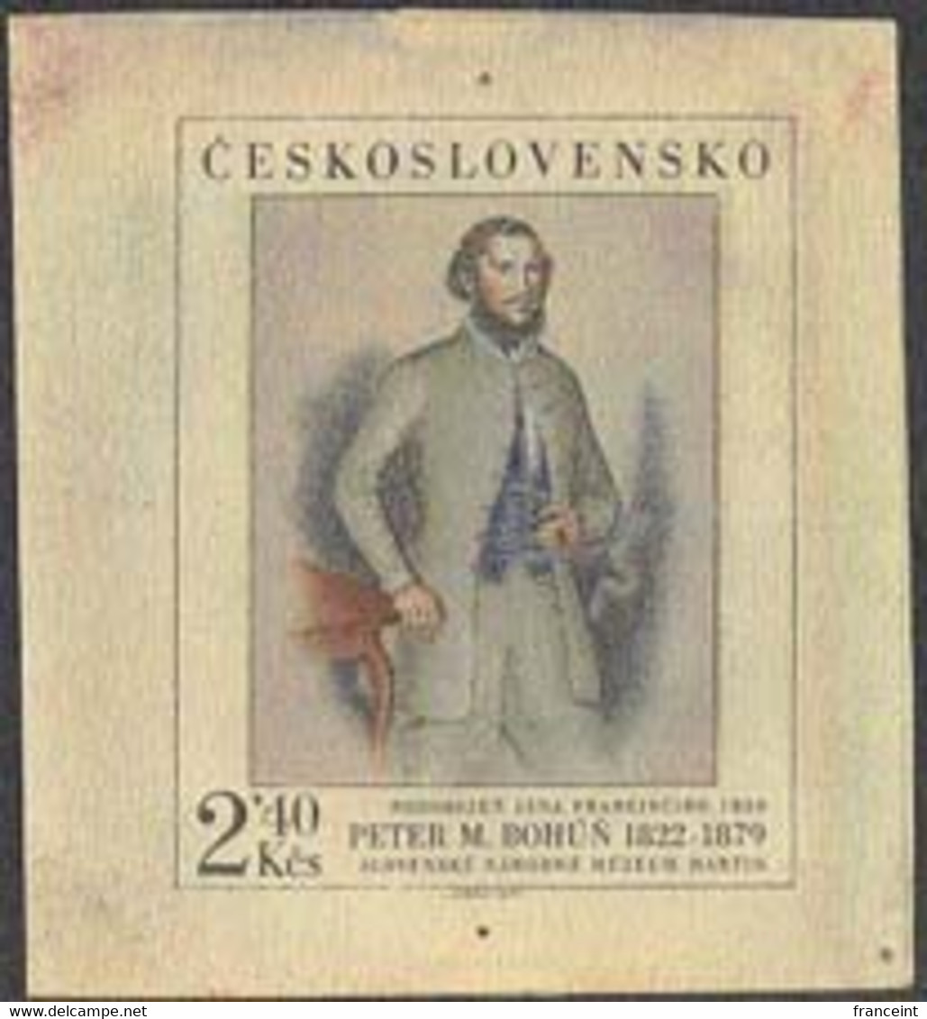 CZECHOSLOVAKIA (1977) Jan Francisco. Die Proof In Color. Portrait By Bohun. Scott No 2148, Yvert No 2247. - Proofs & Reprints