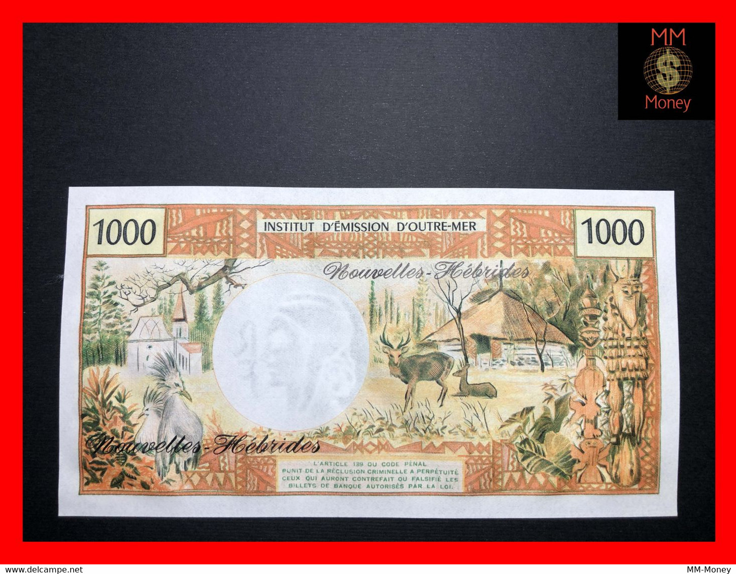 New Hebrides - Nouvelles Hebrides - Vanuatu 1.000  1000 Francs   1979  P. 20    UNC - Vanuatu