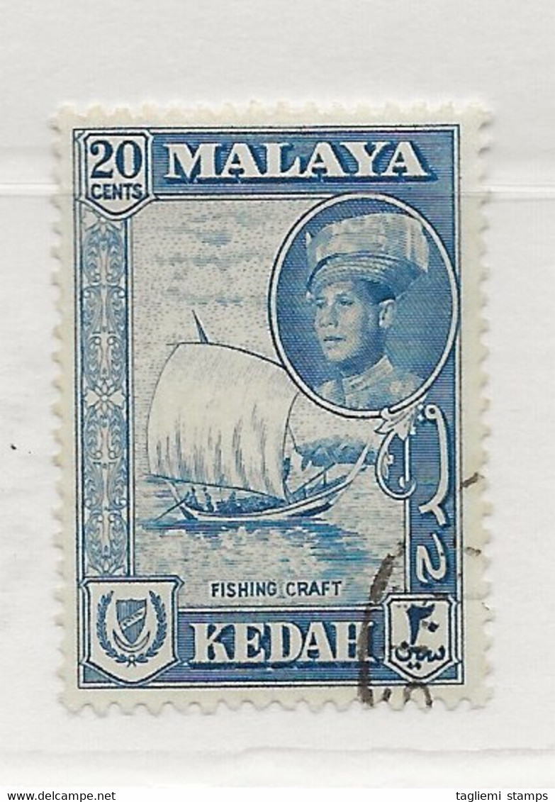 Malaysia - Kedah, 1959, SG 110, Used - Kedah