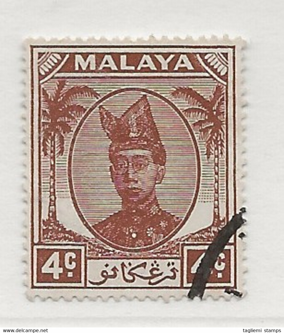 Malaysia - Trengganu, 1949, SG  70, Used - Trengganu