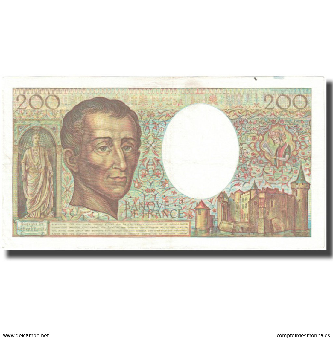 France, 200 Francs, Montesquieu, 1983, TTB, Fayette:70.03, KM:155a - 200 F 1981-1994 ''Montesquieu''