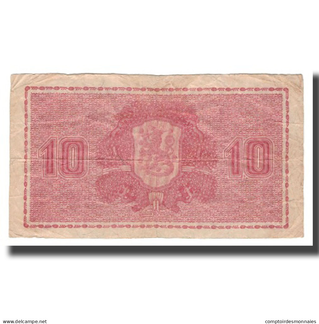 Billet, Finlande, 10 Markkaa, 1945, KM:85, TB - Finnland