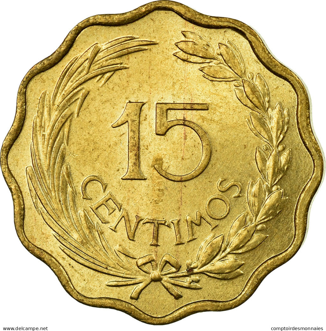 Monnaie, Paraguay, 15 Centimos, 1953, TTB, Aluminum-Bronze, KM:26 - Paraguay