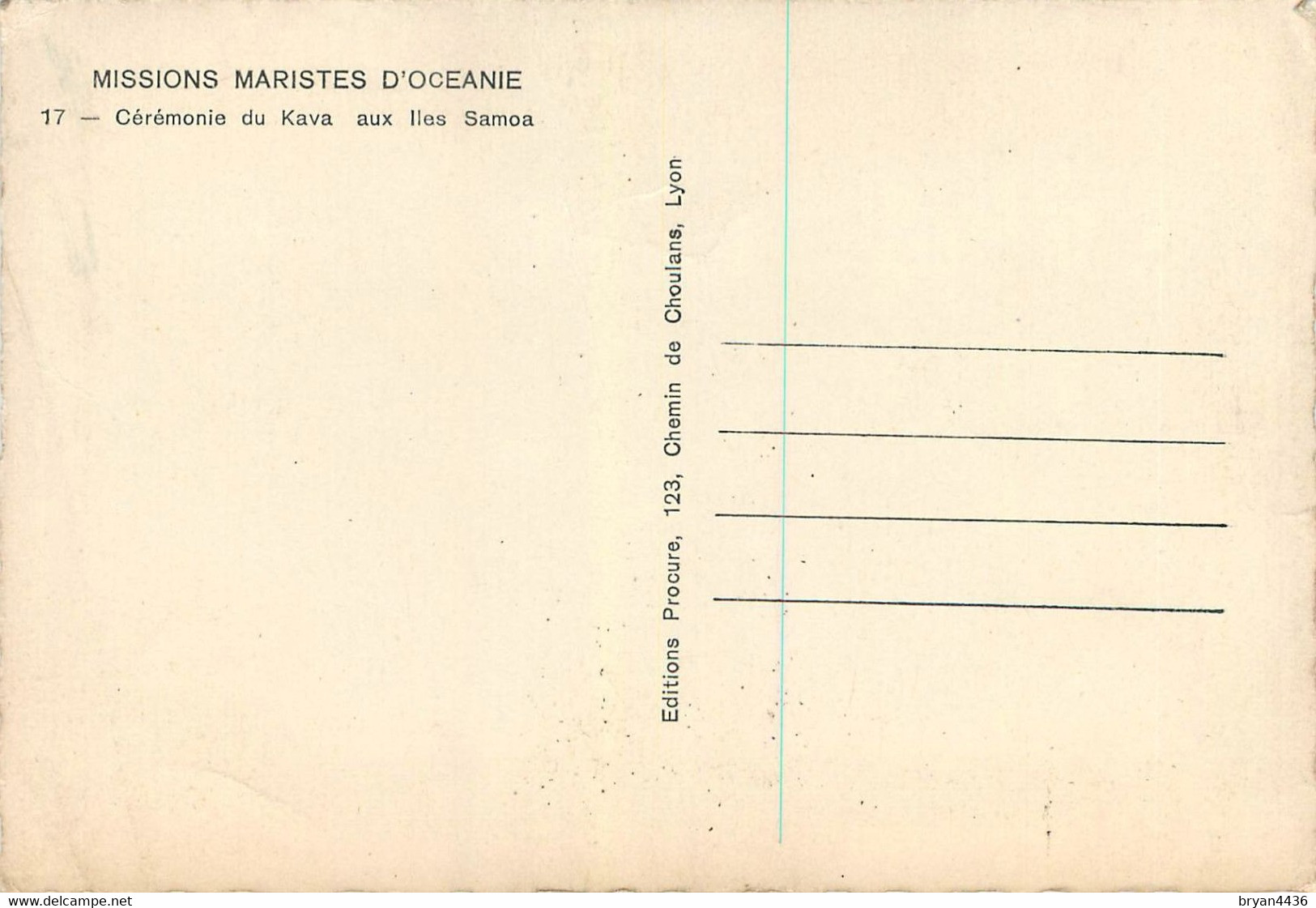 SAMOA - CEREMONIE DU KAVA AUX ILES SAMOA - Samoa