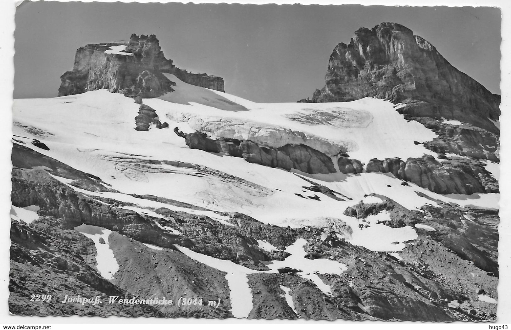 (RECTO / VERSO) ENGELBERG EN 1951 - JOCHPASS  WENDENSTÖCKEBEAU CACHET ET TIMBRE - FORMAT CPA - Engelberg