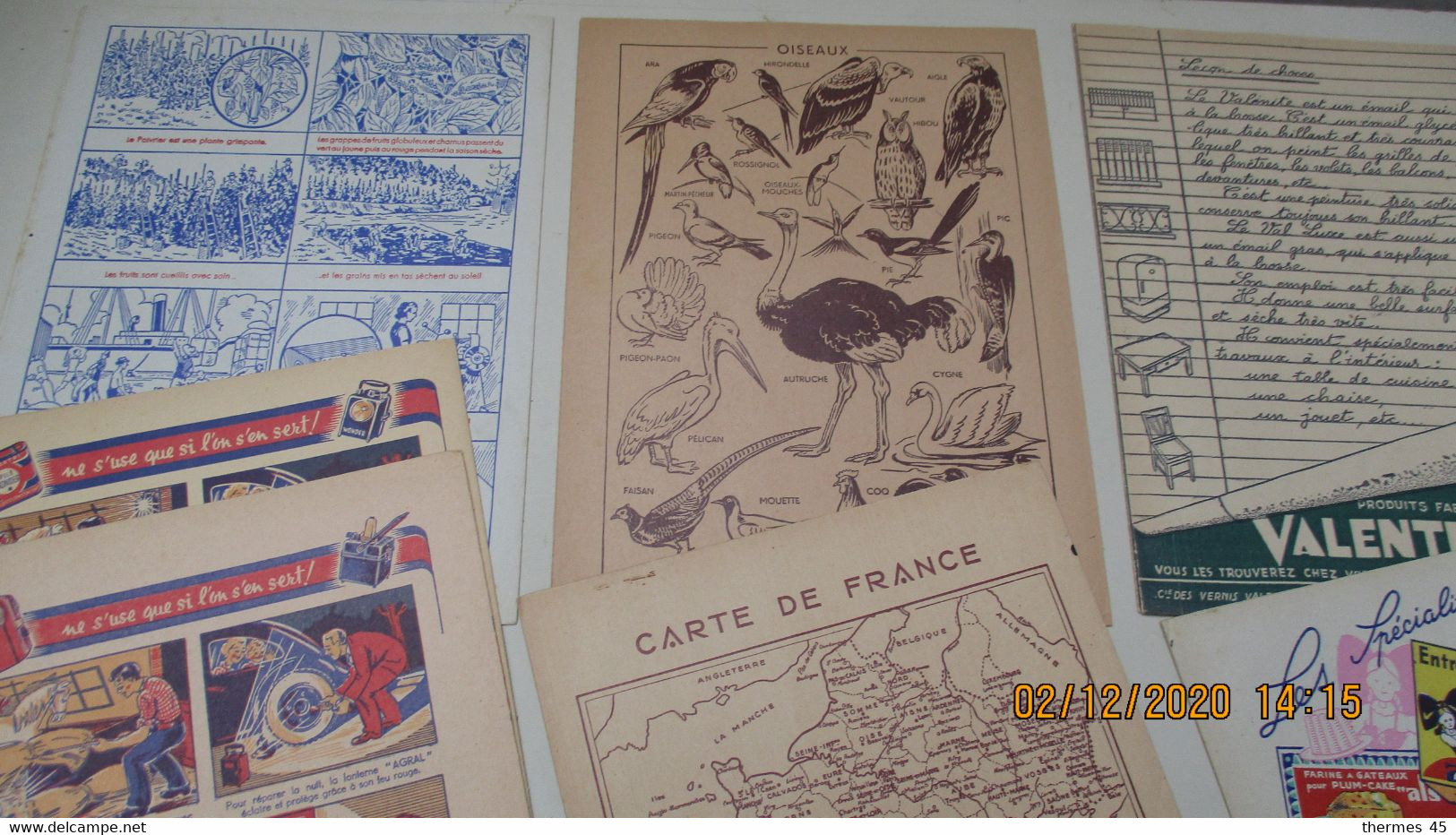 LOT De 7 PROTEGE- CAHIERS Publicitaires D'ECOLE - Collections, Lots & Séries