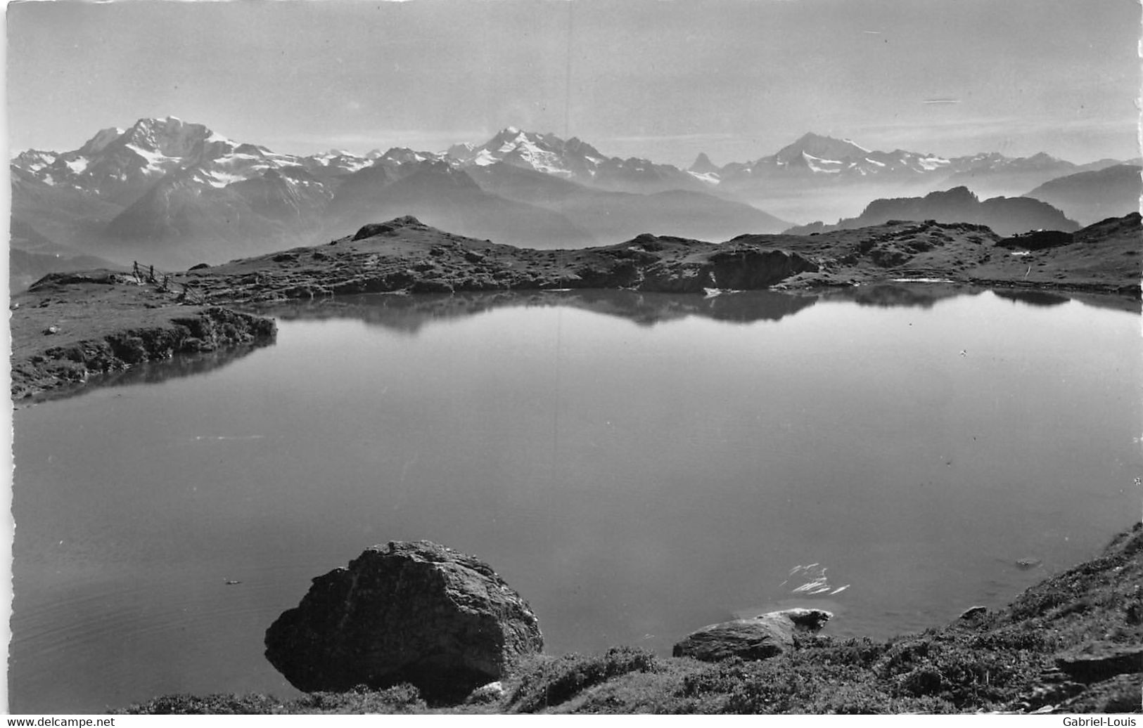 Blausee Bei Riederalp Matterhorn Weisshorn Mischabel Fletschhorn - Riederalp