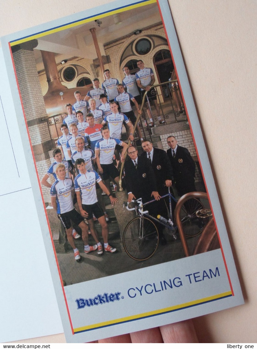 EDWIG VAN HOOYDONCK ( BUCKLER Cycling Team ) Publi Folder Reclame ( Bucker Beer ) ! - Cyclisme