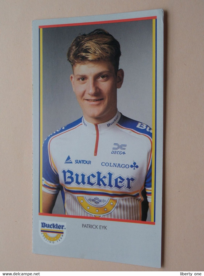 PATRICK EYK ( BUCKLER Cycling Team ) Publi Folder Reclame ( Bucker Beer ) ! - Cyclisme