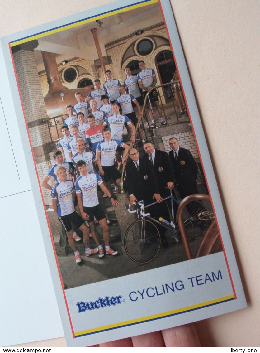LUDO DE KEULENAER ( BUCKLER Cycling Team ) Publi Folder Reclame ( Bucker Beer ) ! - Cyclisme