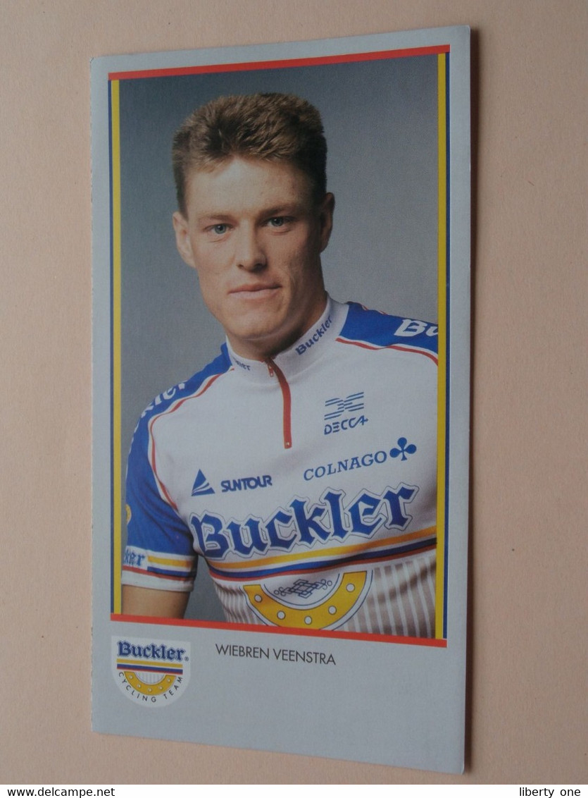 WIEBREN VEENSTRA ( BUCKLER Cycling Team ) Publi Folder Reclame ( Bucker Beer ) ! - Cyclisme
