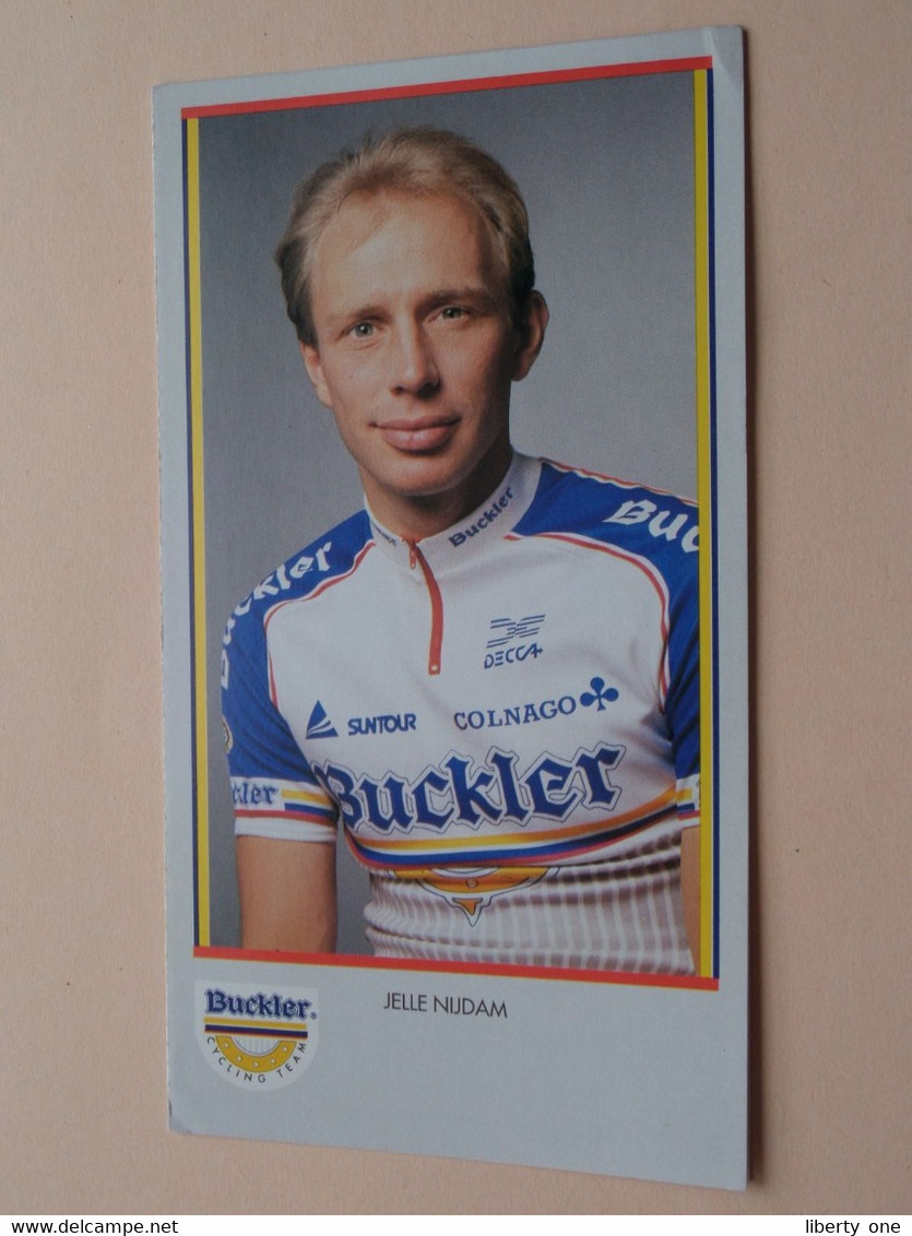 JELLE NIJDAM ( BUCKLER Cycling Team ) Publi Folder Reclame ( Bucker Beer ) ! - Cyclisme
