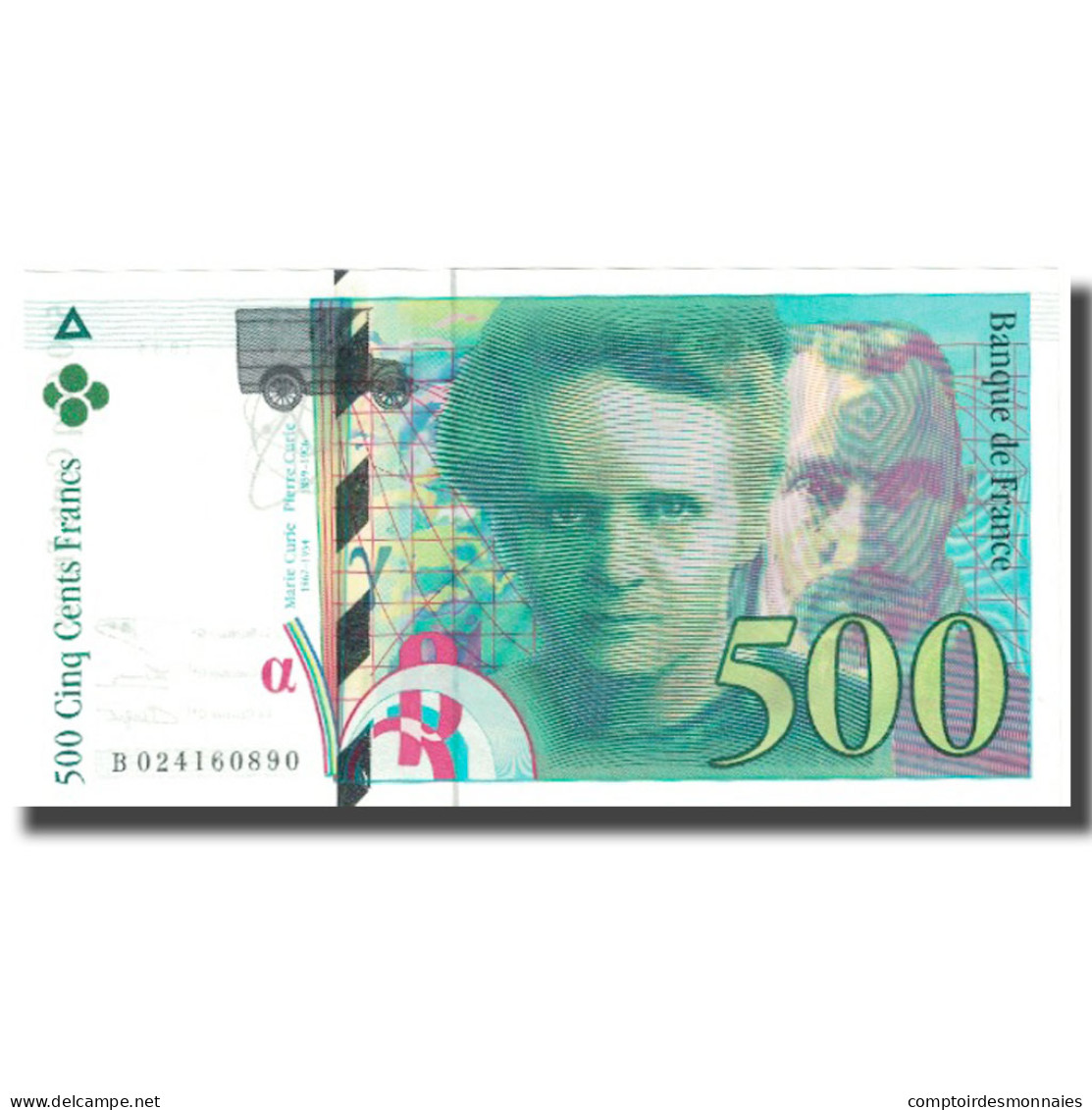 France, 500 Francs, Pierre Et Marie Curie, 1994, NEUF, Fayette:76.1, KM:160a - 500 F 1994-2000 ''Pierre En Marie Curie''