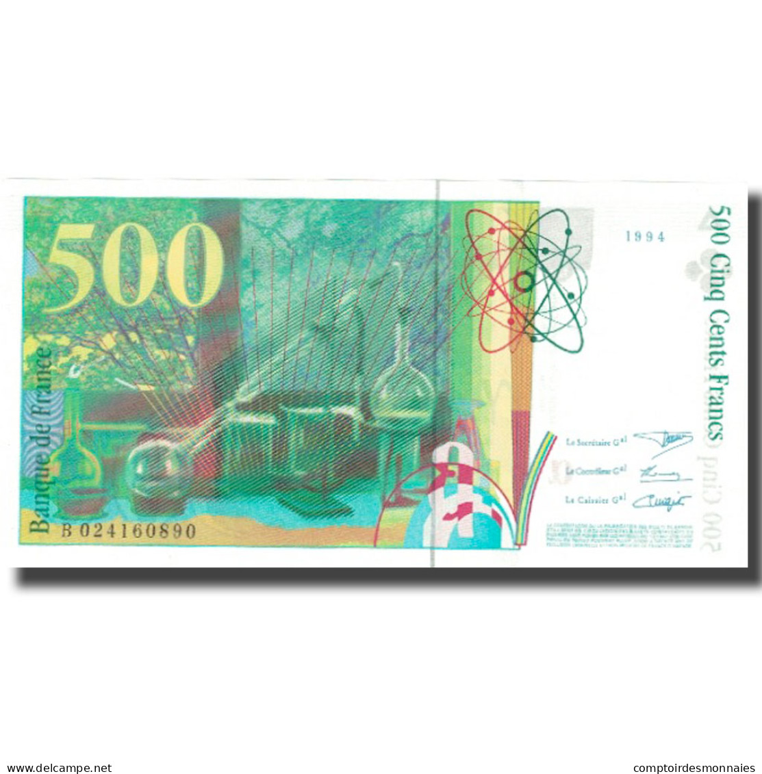 France, 500 Francs, Pierre Et Marie Curie, 1994, NEUF, Fayette:76.1, KM:160a - 500 F 1994-2000 ''Pierre Et Marie Curie''