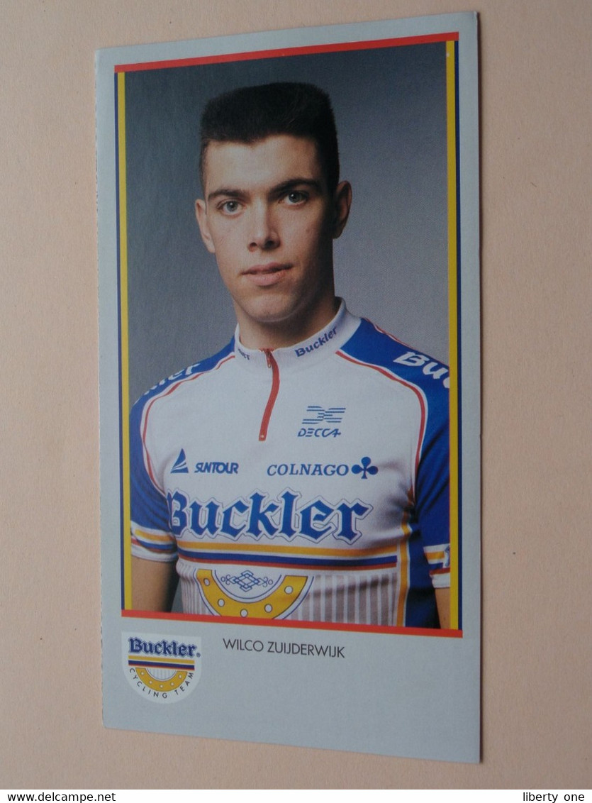 WILCO ZUIJDERWIJK ( BUCKLER Cycling Team ) Publi Folder Reclame ( Bucker Beer ) ! - Cyclisme