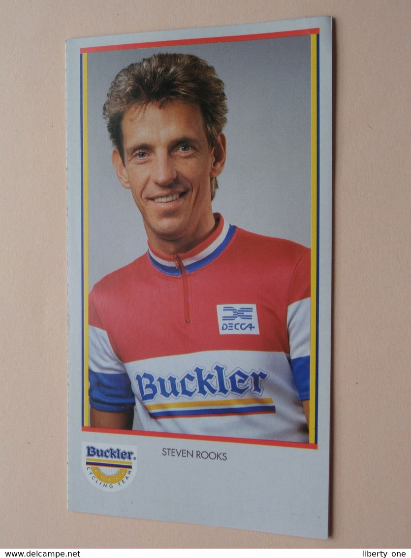 STEVEN ROOKS ( BUCKLER Cycling Team ) Publi Folder Reclame ( Bucker Beer ) ! - Cyclisme