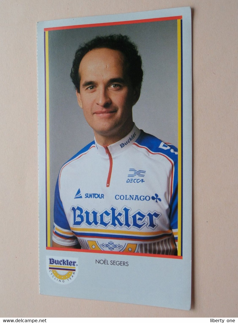 NOËL SEGERS ( BUCKLER Cycling Team ) Publi Folder Reclame ( Bucker Beer ) ! - Cyclisme