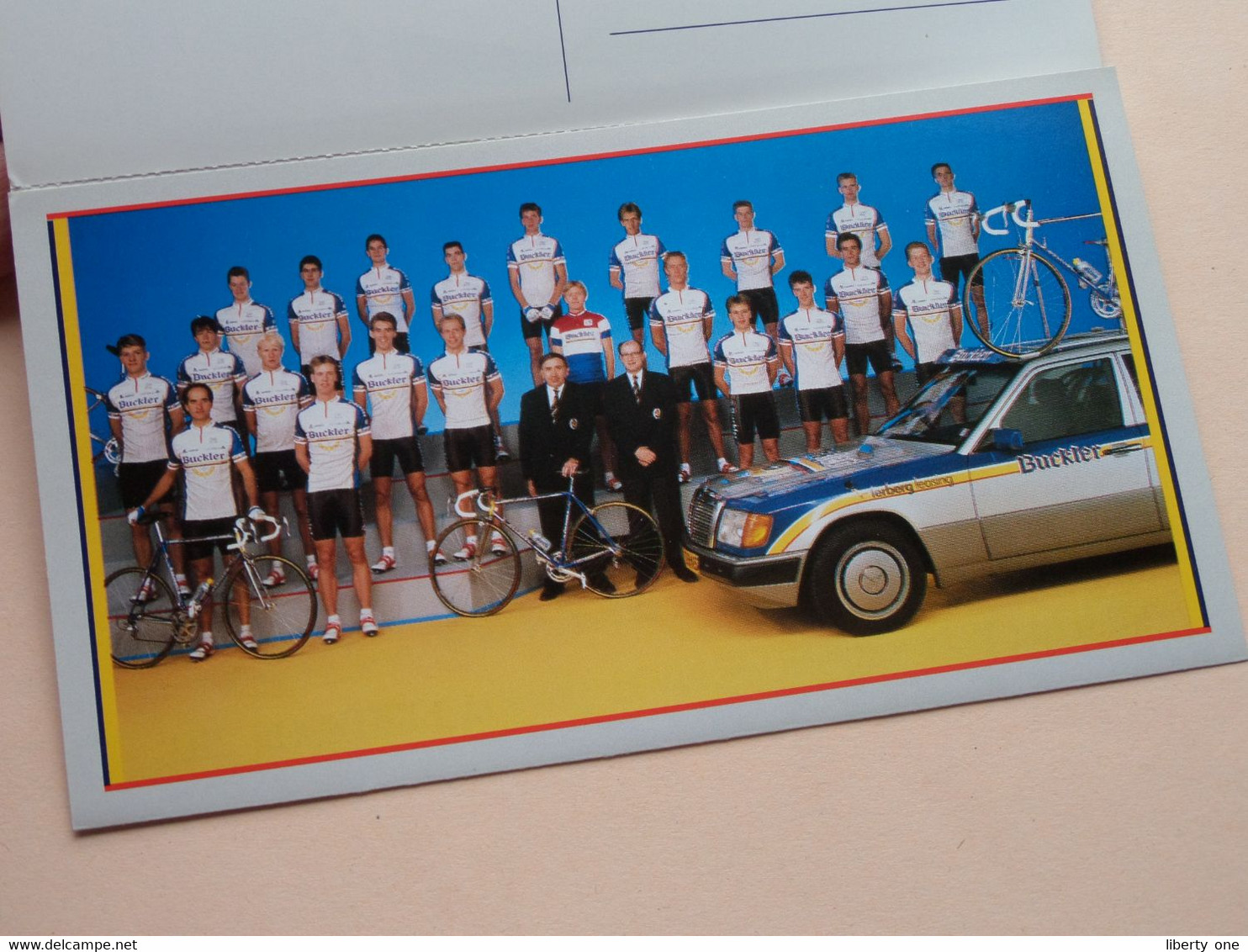 NOËL SEGERS ( BUCKLER Cycling Team ) Publi Folder Reclame ( Bucker Beer ) ! - Cyclisme