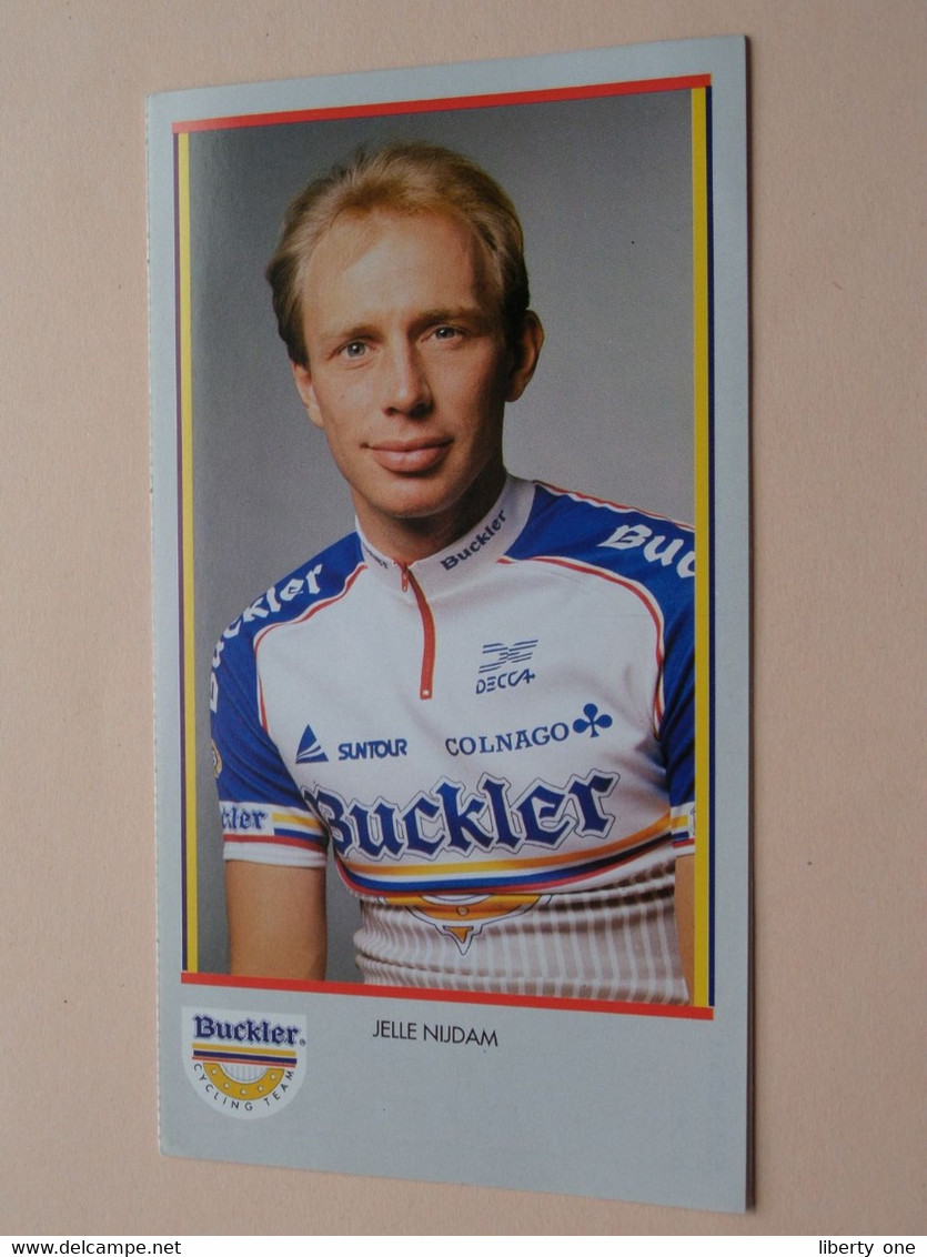 JELLE NIJDAM ( BUCKLER Cycling Team ) Publi Folder Reclame ( Bucker Beer ) ! - Cyclisme