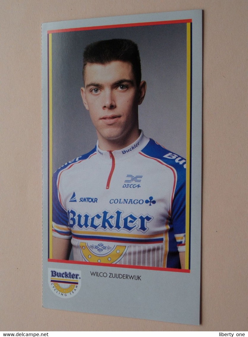 WILCO ZUIJDERWIJK ( BUCKLER Cycling Team ) Publi Folder Reclame ( Bucker Beer ) ! - Cyclisme