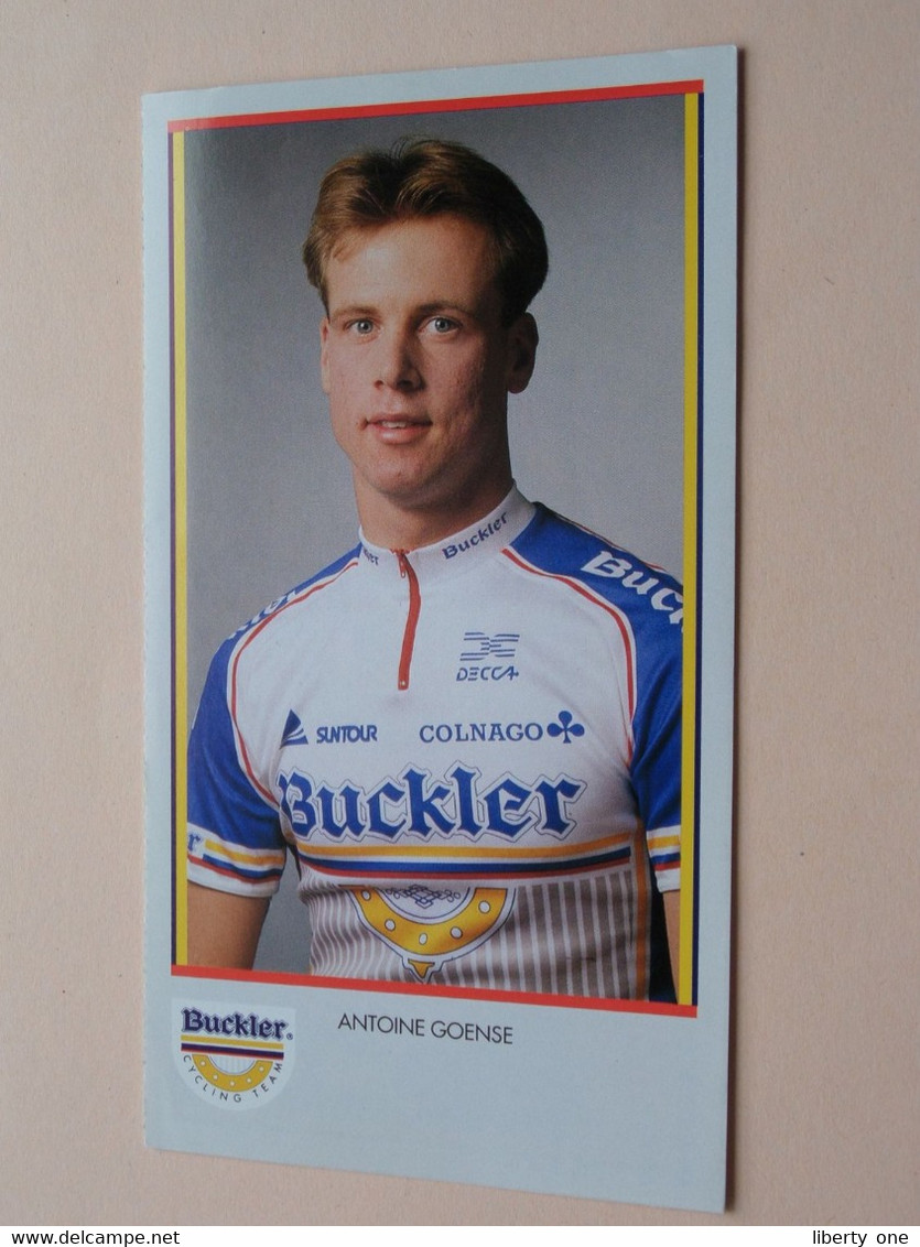 ANTOINE GOENSE ( BUCKLER Cycling Team ) Publi Folder Reclame ( Bucker Beer ) ! - Cyclisme