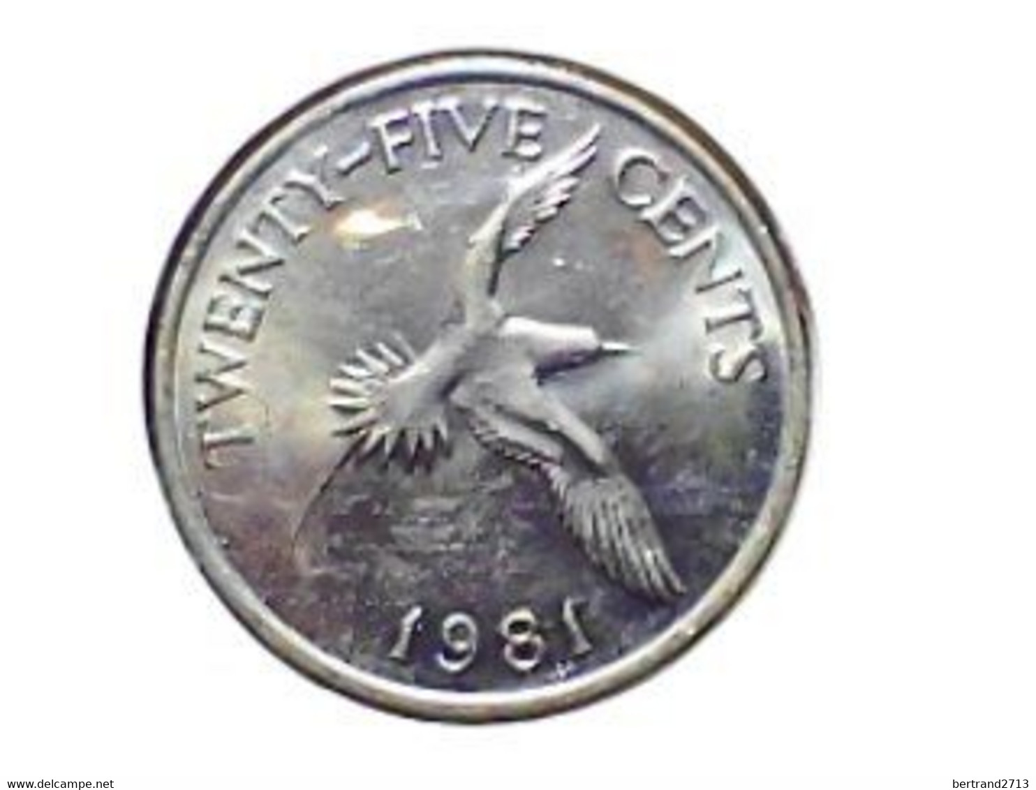 Bermuda 25 Cents 1981 Km 18 - Bermuda