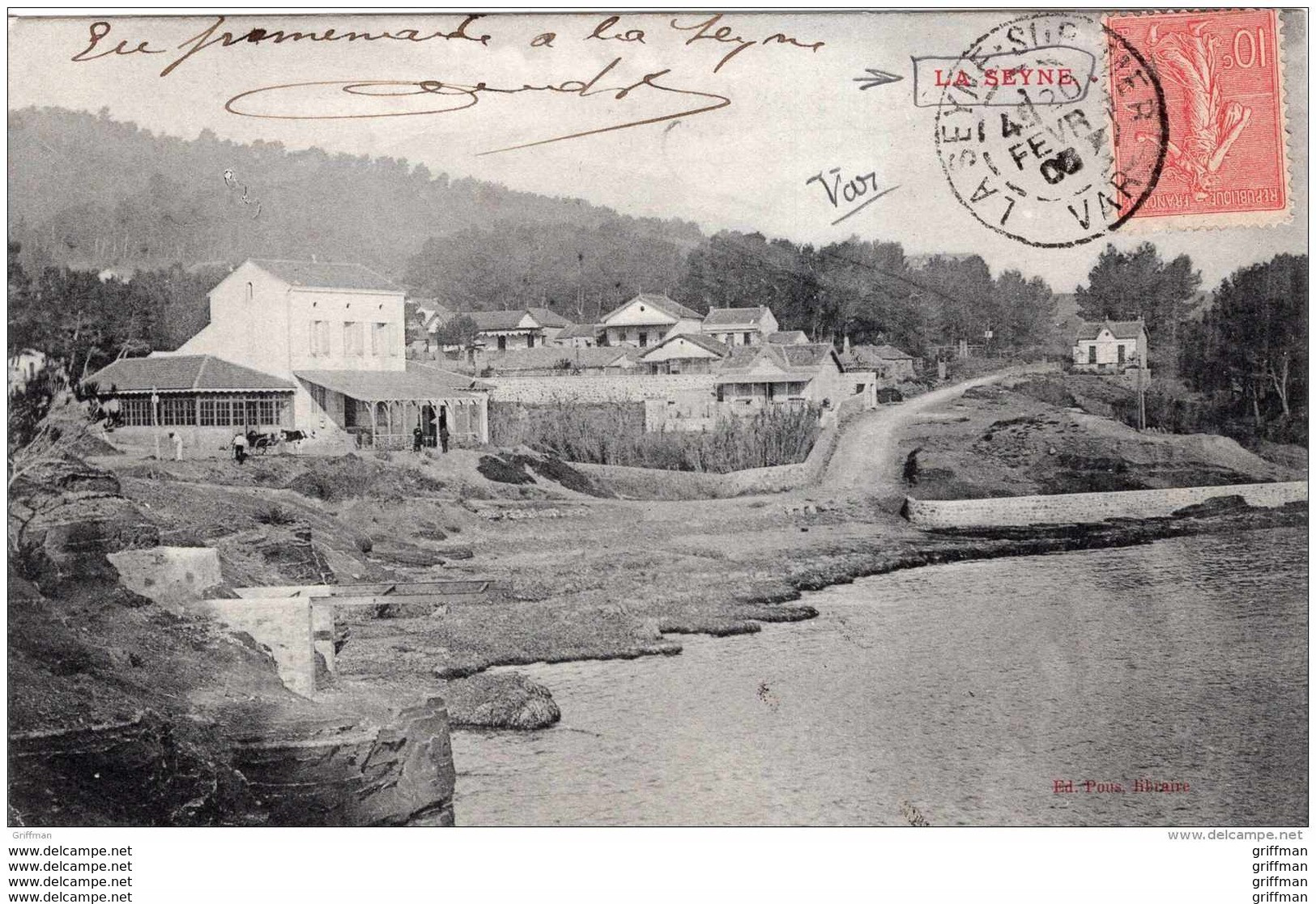 LA SEYNE SUR MER LES ROCHERS 1908 TBE - La Seyne-sur-Mer