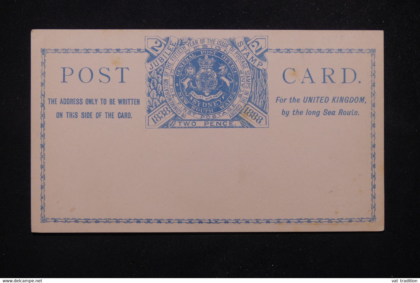 NEW SOUTH WALES - Entier Postal ( Carte ) Du Jubilée De 1888 Non Circulé - L 80775 - Brieven En Documenten