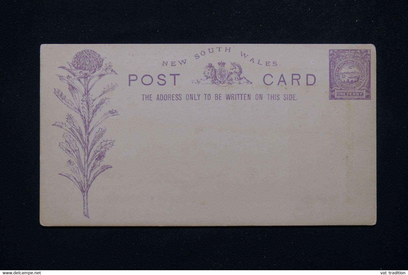 NEW SOUTH WALES - Entier Postal Illustré Fleur Non Circulé - L 80780 - Briefe U. Dokumente