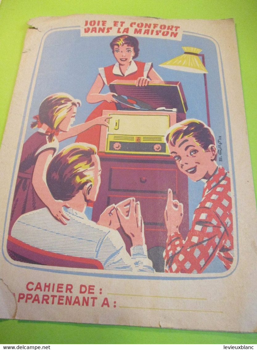 Protège Cahier/ Joie Et Confort Dans La Maison / Achetez PHILIPS C'est Plus Sûr ! / Efgé-Valenciennes/1953   CAH309 - Andere & Zonder Classificatie