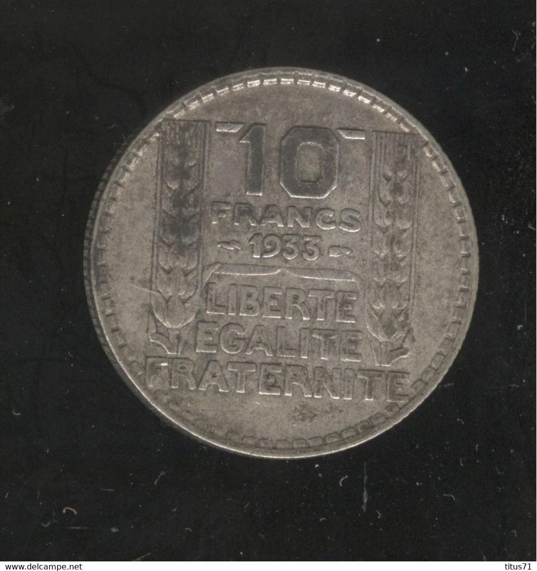 Fausse 10 Francs Turin 1933 - Exonumia - Errores Y Curiosidades