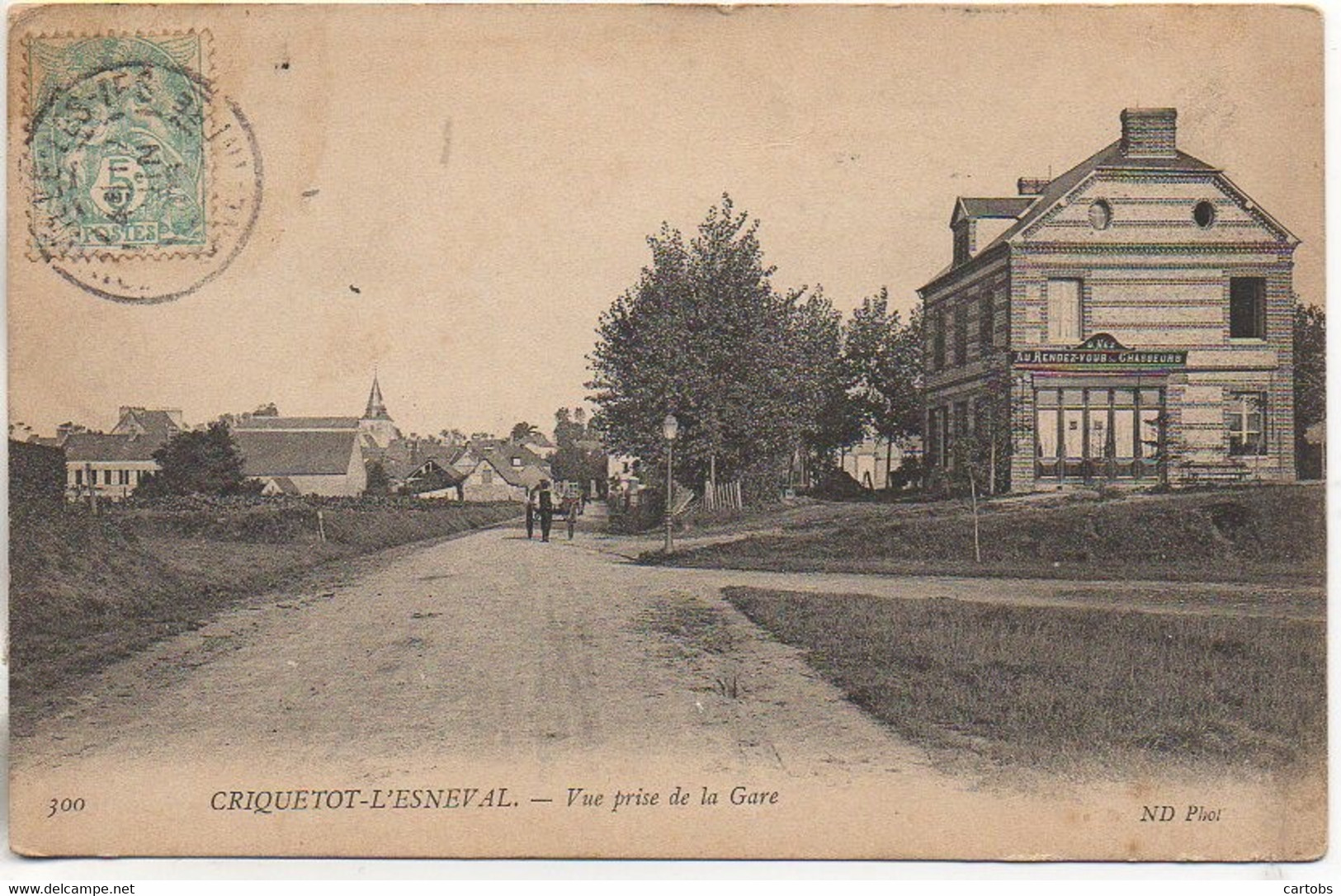 76 CRIQUETOT-L'ESNEVAL  Vue Prise De La Gare - Criquetot L'Esneval