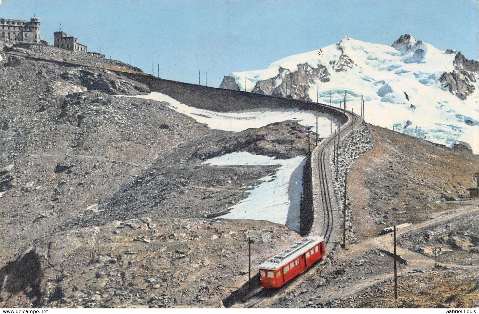 Zermatt Gornergratbahn Kulmhôtel Monte Rosa - Bahn - Zermatt