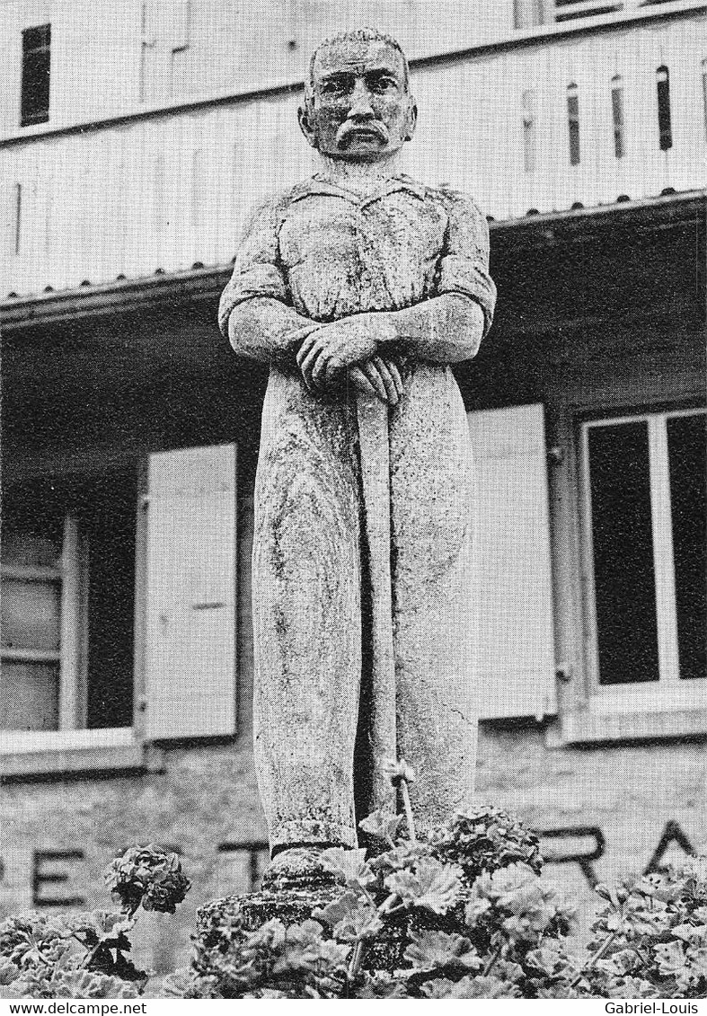 La Statue Du Vigneron  Saint-Blaise Sculpteur François Robert   Photo Jean-A. Nyfler     ( 10 X 15 Cm) - Saint-Blaise