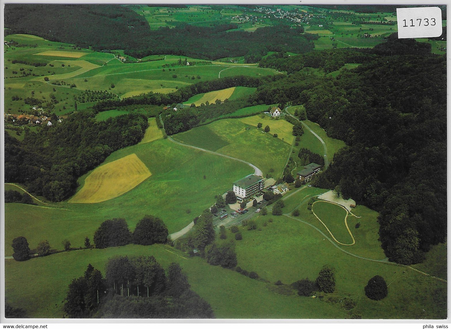 Flugaufnahme Schweizer Heilbad Bad Ramsach Bei Läufelfingen - Läufelfingen