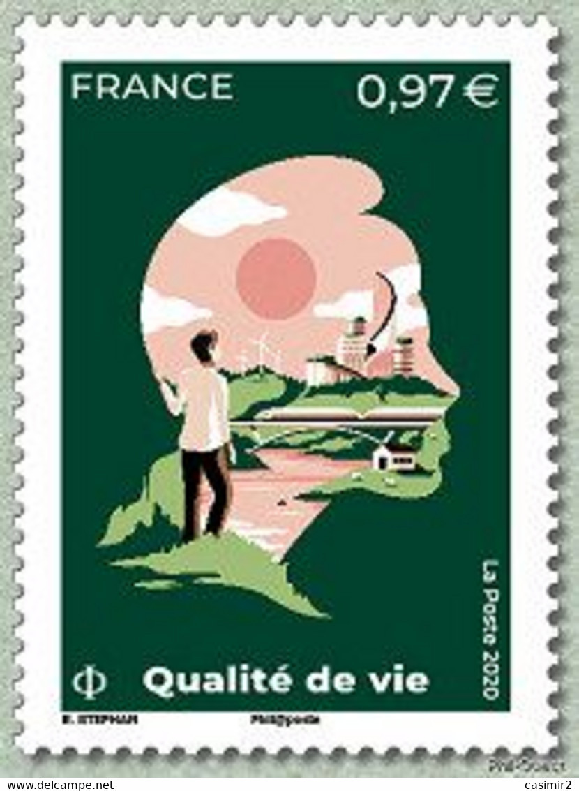 YVERT N°5425  ISSU BLOC TERRE DES HOMMES - Unused Stamps