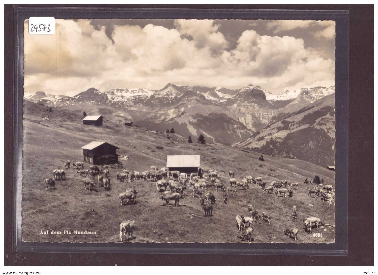 GRÖSSE 10x15cm - AUF DEM PIZ MUNDAUN - TB - Mundaun