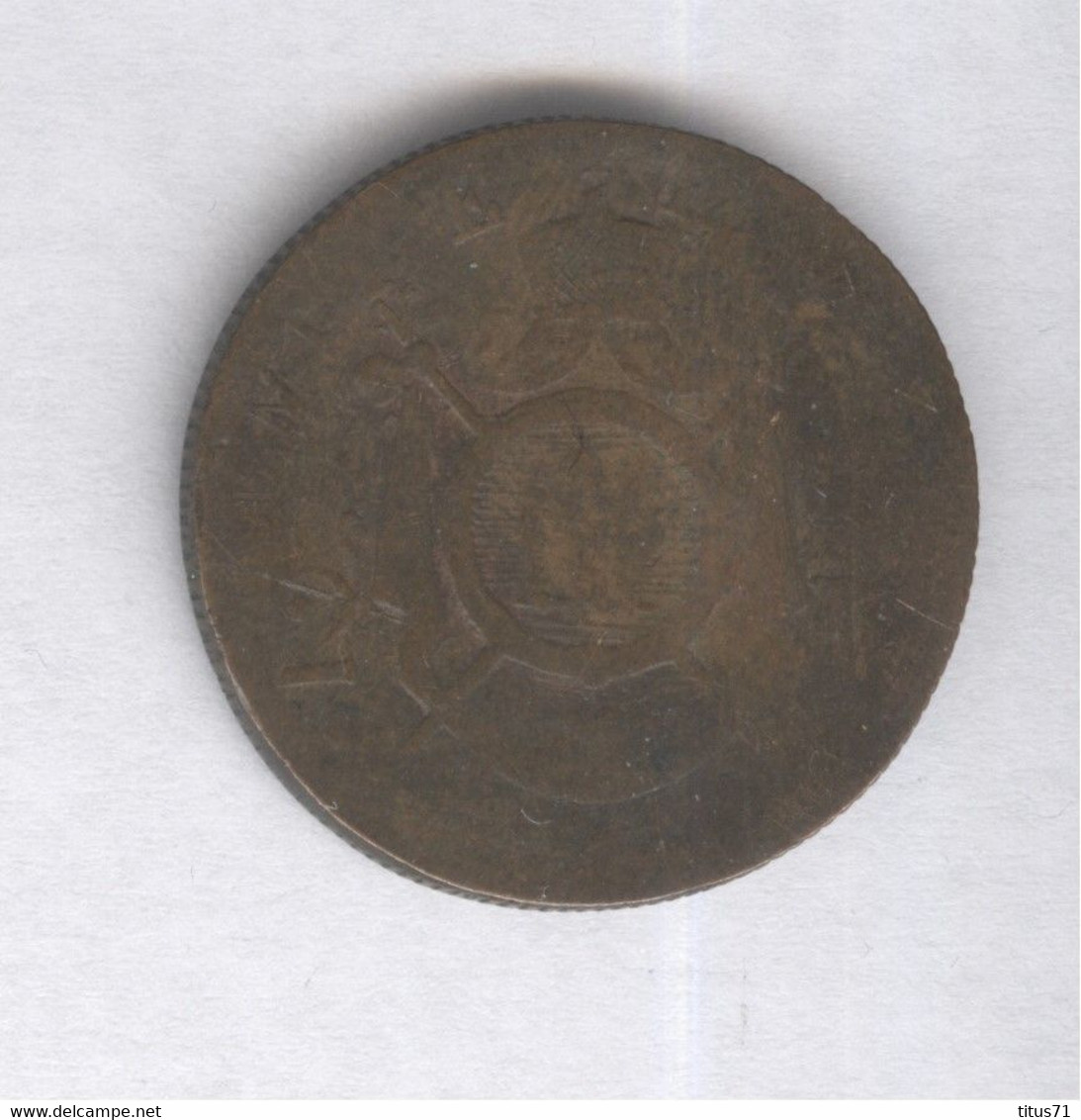 Fausse 2 Francs France Napoléon III Date Illisible - Cuivre - Exonumia - Varianten En Curiosa