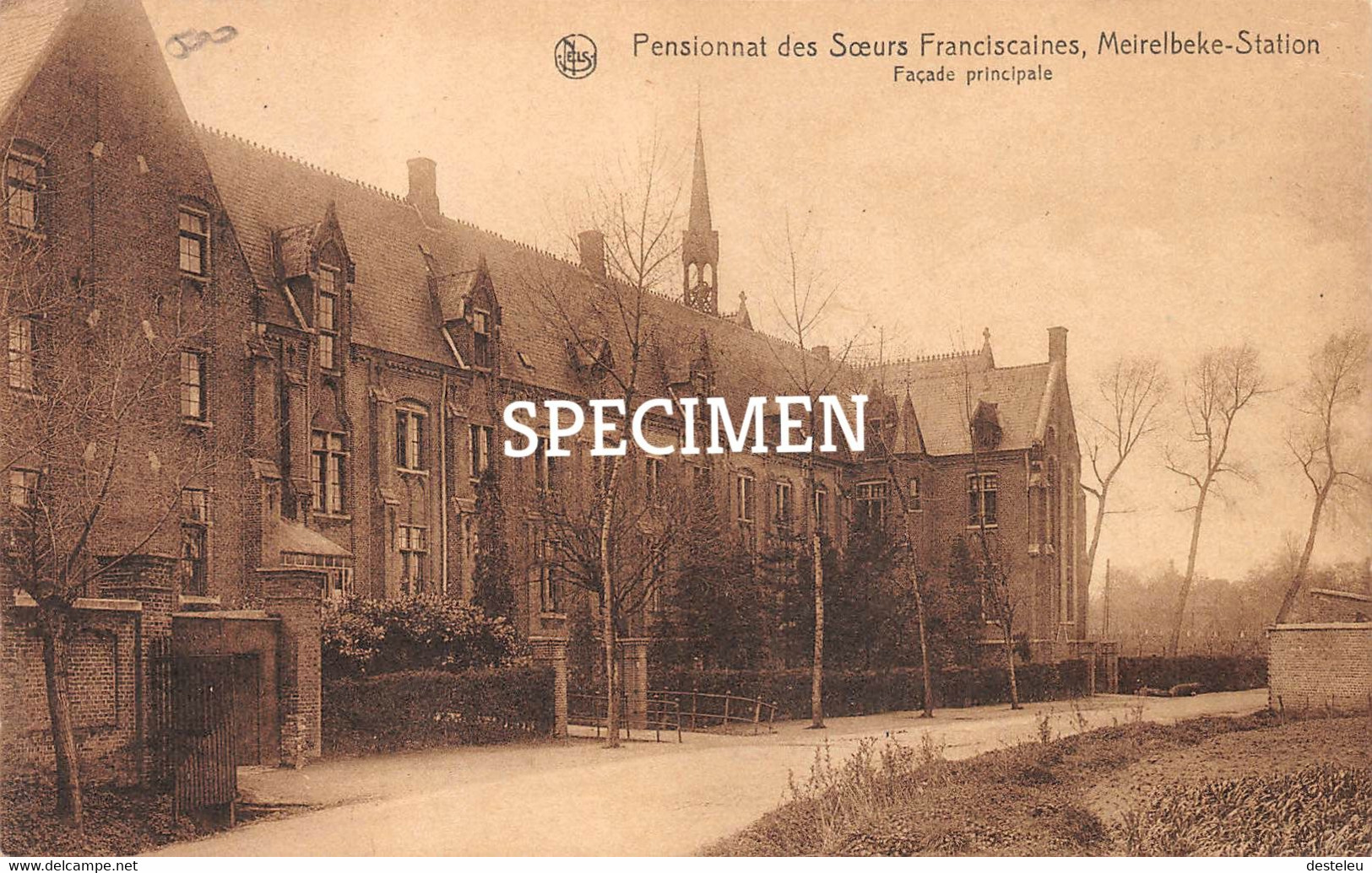 Pensionnat Des Soeurs Franciscaines Façade Principale - Merelbeke - Merelbeke