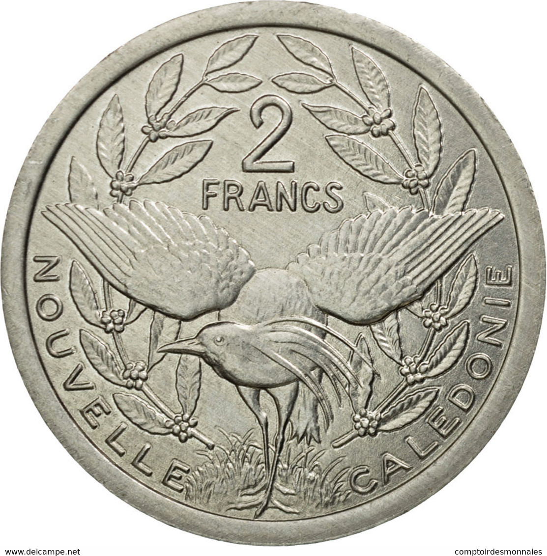 Monnaie, Nouvelle-Calédonie, 2 Francs, 2003, Paris, TTB+, Aluminium, KM:14 - Nouvelle-Calédonie