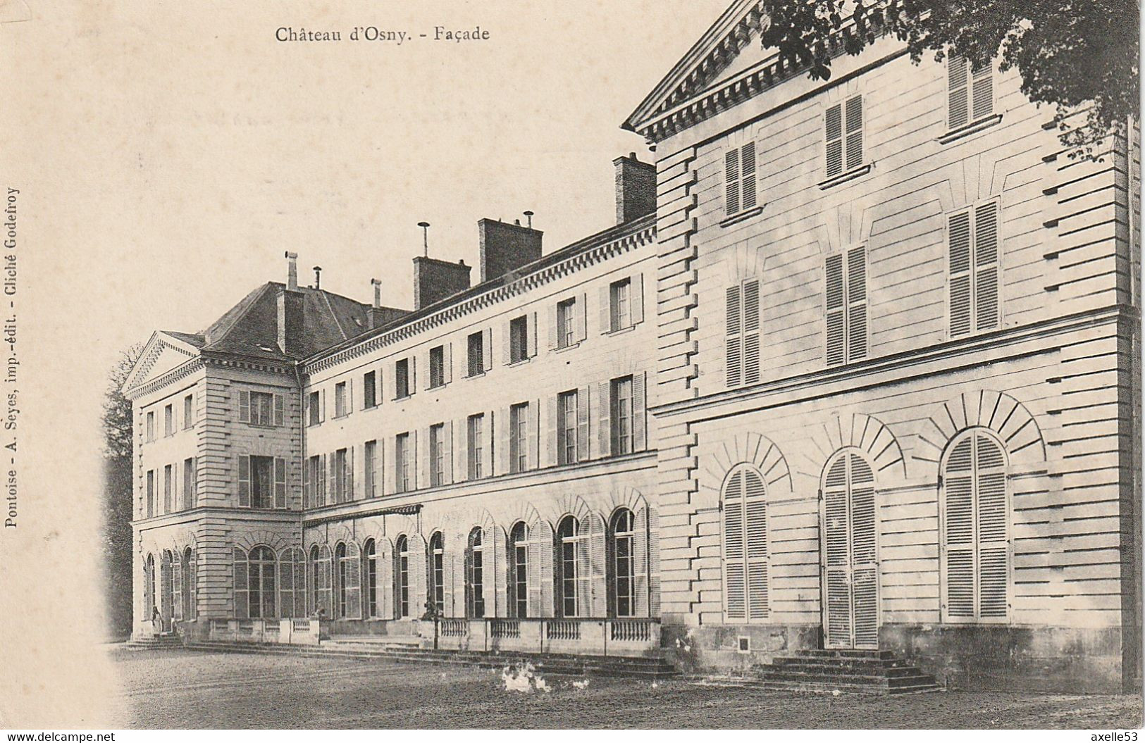 Osny 95 (3170) Château De Gouchy,La Façade - Osny