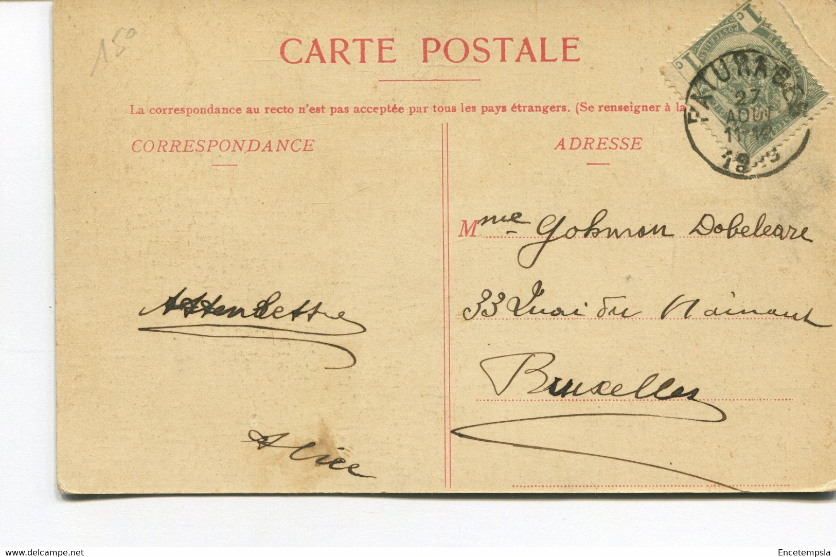 CPA - Carte Postale - Belgique - Pâturages - Fond De Grisoeuil - 1908 (DG15211) - Colfontaine