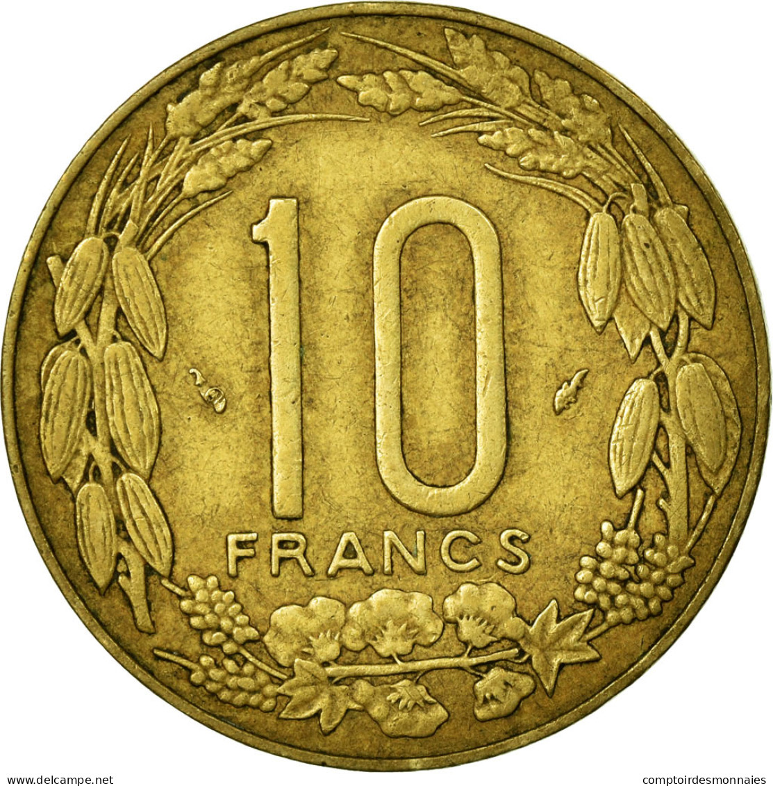 Monnaie, États De L'Afrique Centrale, 10 Francs, 1983, Paris, TTB - Cameroon