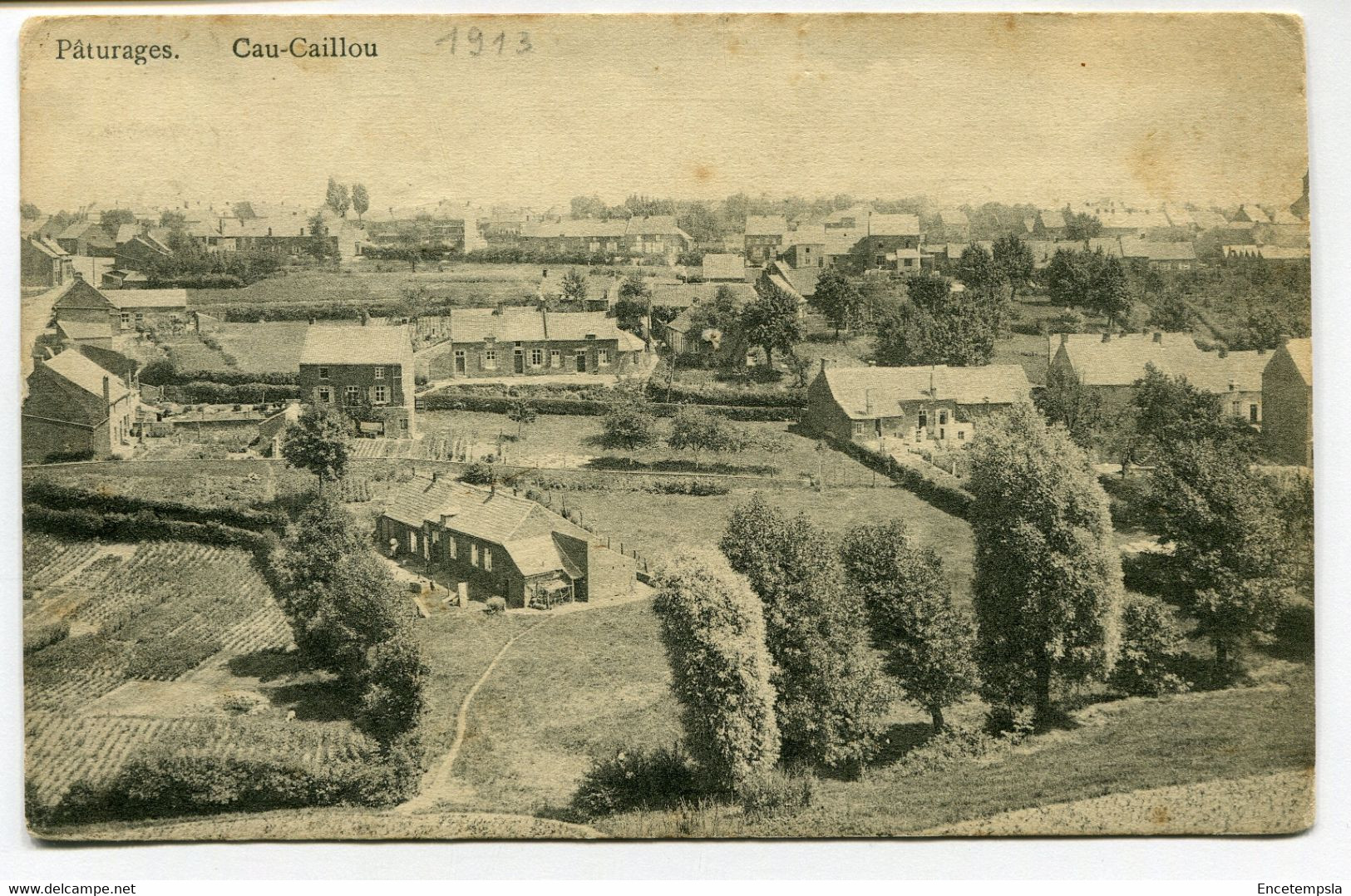 CPA - Carte Postale - Belgique - Pâturages - Cau Caillau - 1913 (DG15212) - Colfontaine