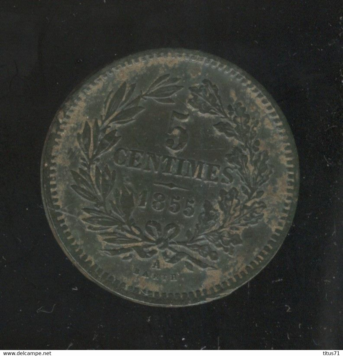 5 Centimes Luxembourg 1855 TTB++ - Luxemburg