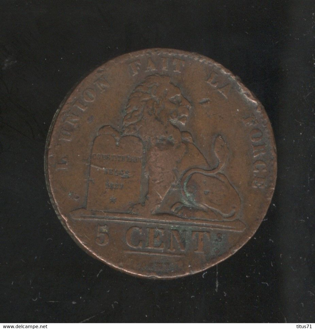 5 Centimes Belgique / Belgium 1834 "Leoplod I Roi Des Belges" TTB - 5 Cents