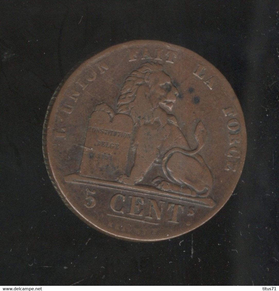 5 Centimes Belgique 1841 TTB+ - 5 Cents