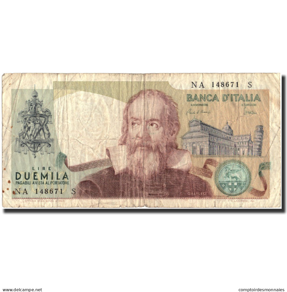 Billet, Italie, 2000 Lire, 1983, 1983-10-24, KM:103c, B - 2000 Lire