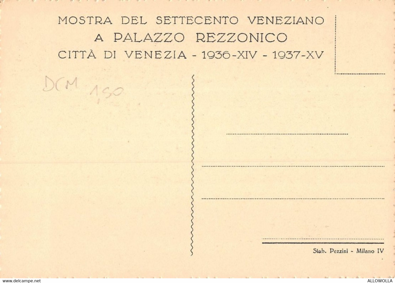 10971"MOSTRA DEL SETTECENTO VENEZIANO A PALAZZO REZZONICO-VENEZIA 1936-12 CARTOLINE SERIE III"VERA FOTO -CART NON SPED