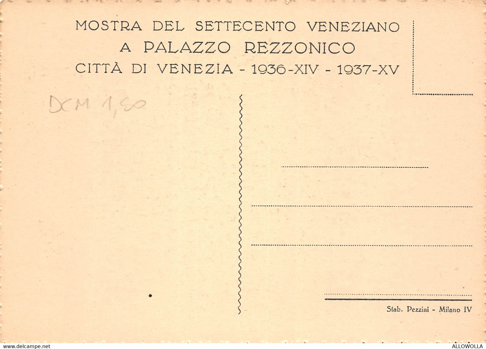 10971"MOSTRA DEL SETTECENTO VENEZIANO A PALAZZO REZZONICO-VENEZIA 1936-12 CARTOLINE SERIE III"VERA FOTO -CART NON SPED